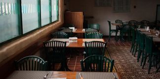restaurant. corona virus