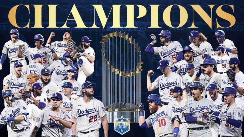 Dodgers de Los Ángeles campeones de la Serie Mundial