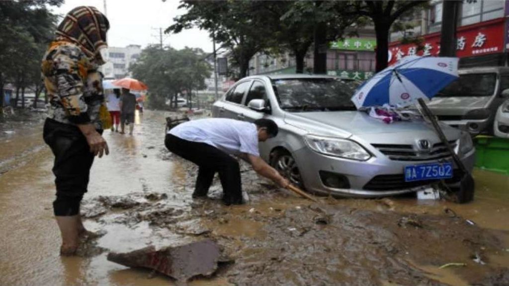 Lluvias en China