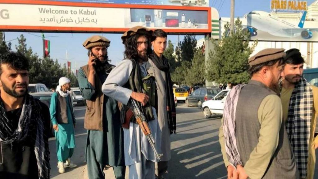 Inmediaciones del aeropuerto de Kabul