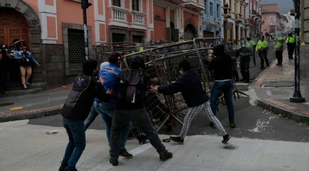 Protestas en Ecuador