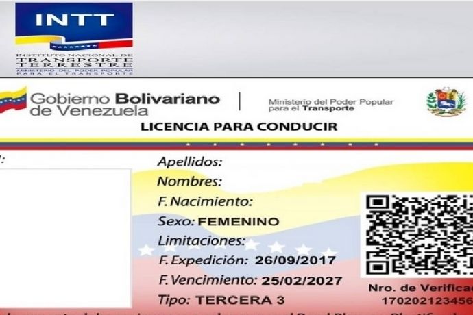 licencia de conducir