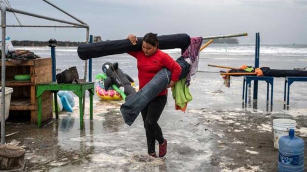 Tormenta Bonnie pasó por Nicaragua