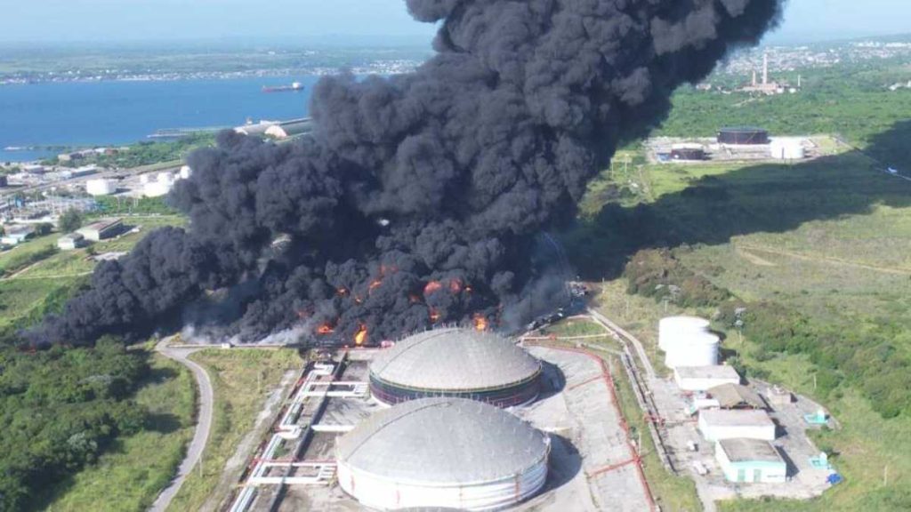 Incendio en Matanzas