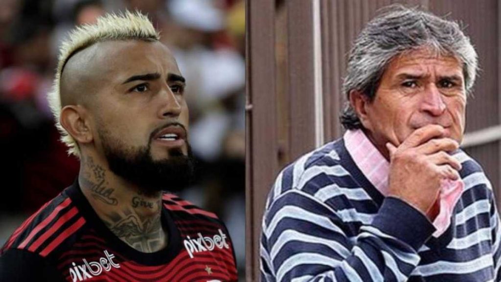 Arturo Vidal y su padre