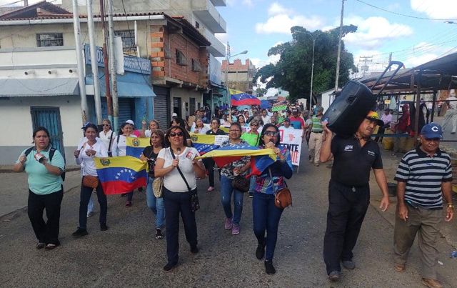 las mercedes del llano maestros protesta 