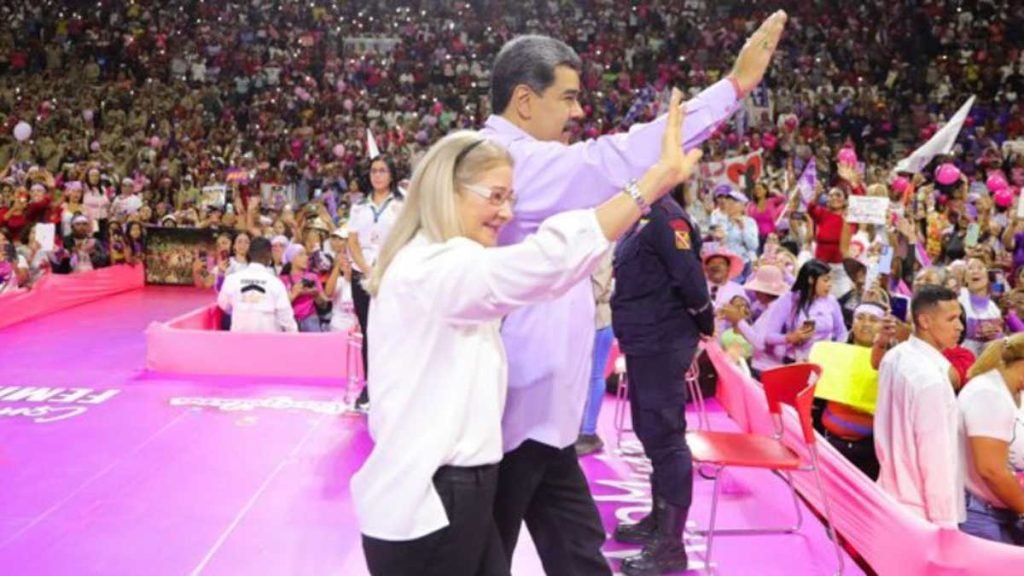 Maduro y Cilia Flores